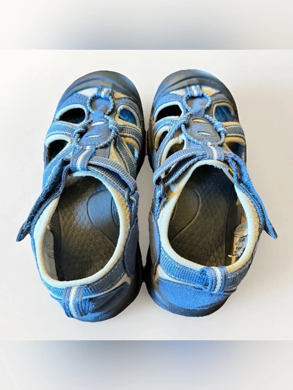 Keen Newport H2 Kids Waterproof Hiking Sandals Size 2 Blue Outdoor Trail Shoes